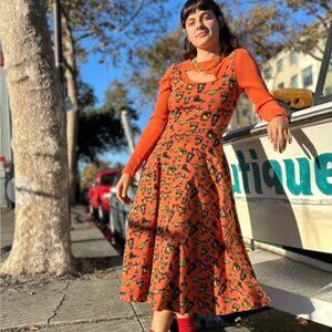 Nooworks Vacation Dress in Pots size XS NWT